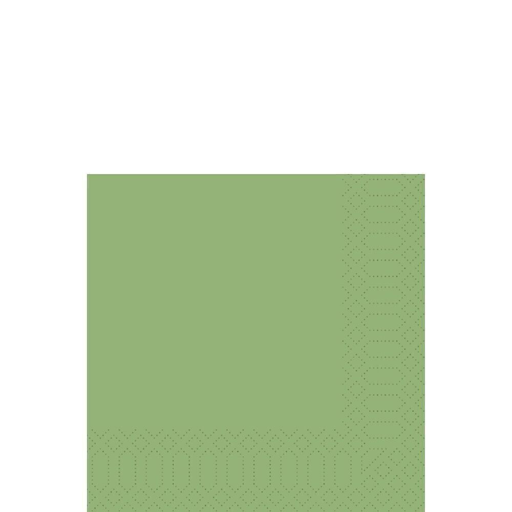 Tovagliolo in tessuto DUNI 33x33 cm 1/4F. verde foglia