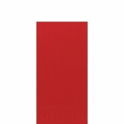 Servilleta de tejido DUNI 33x33 cm 1/8F. rojo
