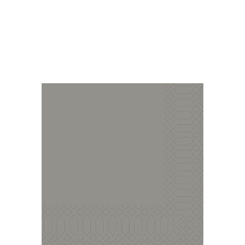 DUNI Zelltuch Serviette 33x33 cm 1/8F. granite grey