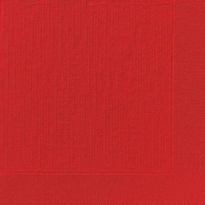 DUNI Klassik Serviette 40x40 cm 1/4F.rot