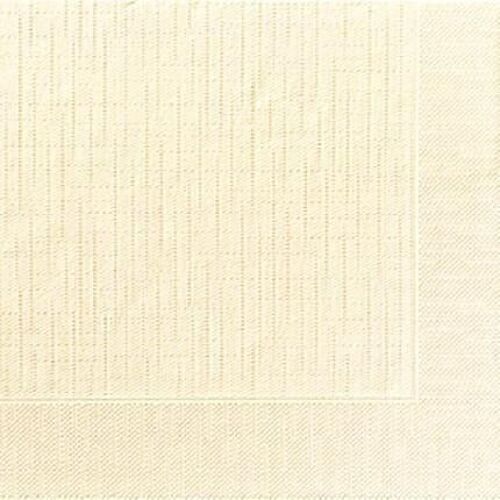 DUNI Klassik Serviette 40x40 cm 1/4F.creme