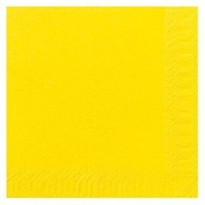 Fasana tissue napkin 40x40cm 1/4F. yellow
