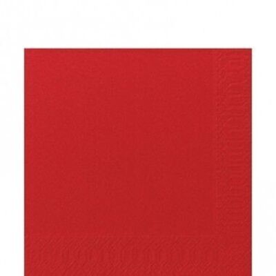 Tovagliolo in tessuto Fasana 33x33cm 1/4F. rosso