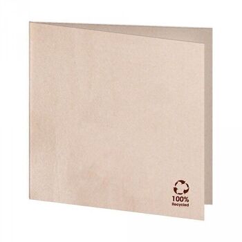 Serviette Feel vert 33x33cm - pli 1/4