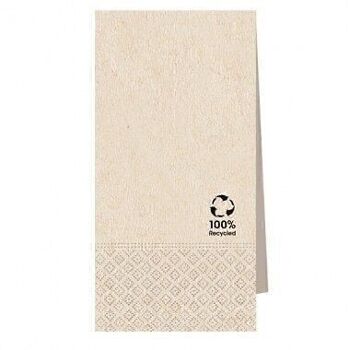 Serviette Feel vert 40x40cm pli 1/8 212.47