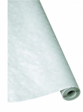 Rouleau de papier nappe 100cm de large 10 mètres blanc