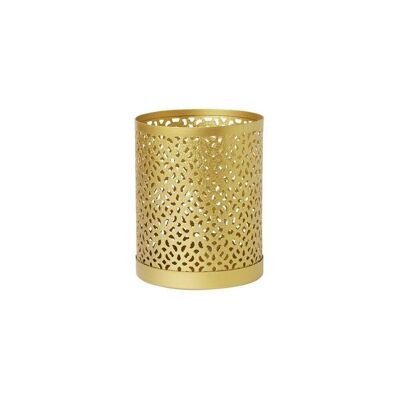DUNI Kerzenhalter aus Metall 100 x 80 mm Bliss gold