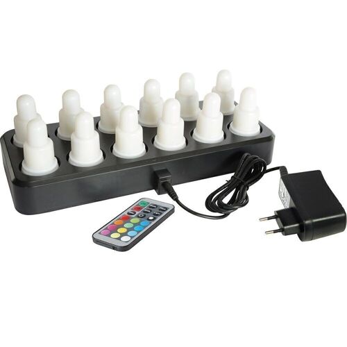 DUNI LED Set 1 Ladestation 12 x LED Multicolour