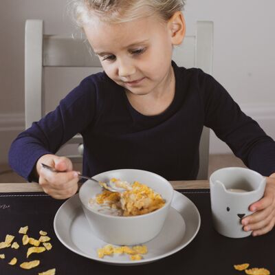 Set de table pour tout-petit ou enfant (encre / bleu marine)