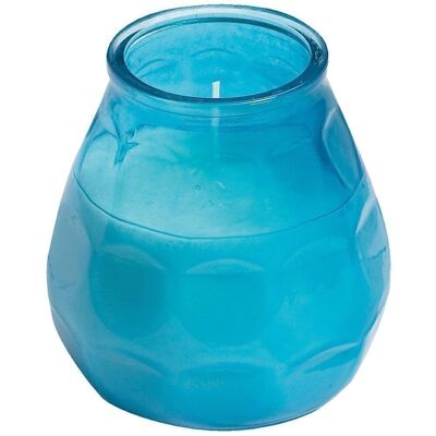 Glass lantern Twilight turquoise