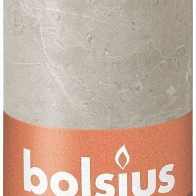 Pillar candle Rustik Shine 10cm Ø 5cm sand grey