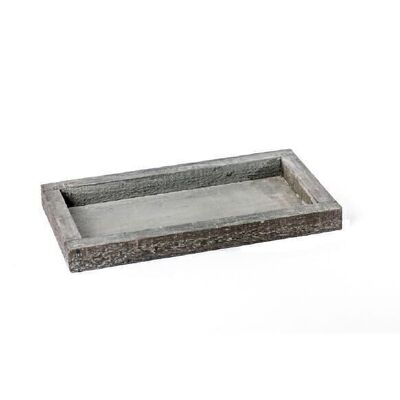 Wooden tray 28x15x2.5 cm natural