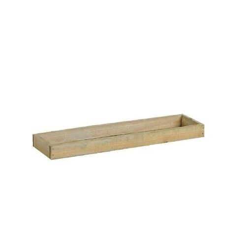 Holztablett 37x9,5x3cm braun