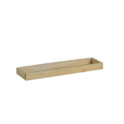 Wooden tray 37x9.5x3cm brown