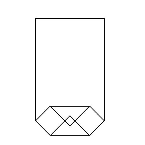 Bodenbeutel Klarsicht 16x27cm transparent