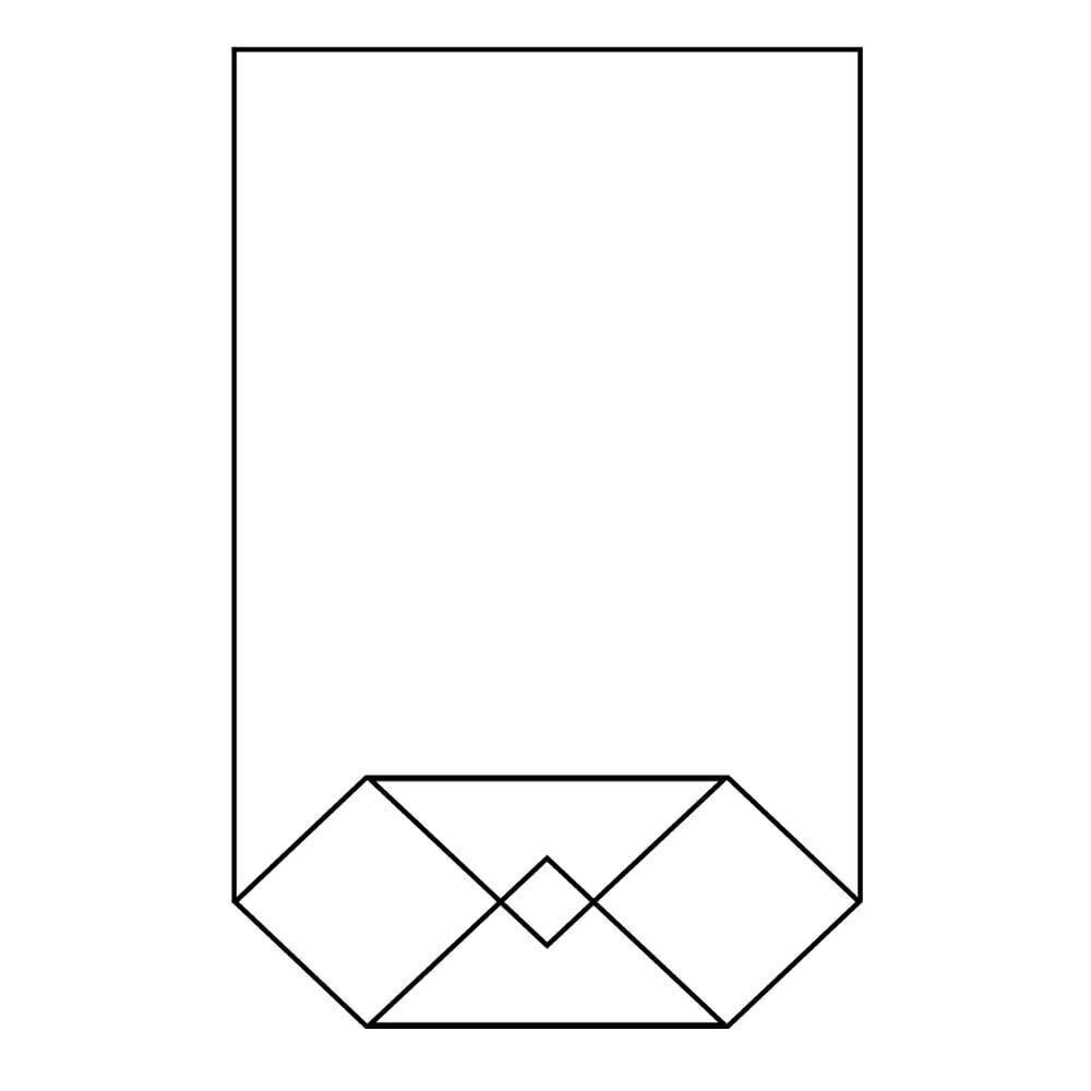 Fondo borsa trasparente 19x30cm trasparente