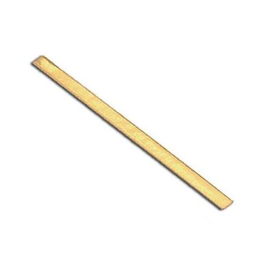 Beutelverschluss flach 12cm gold