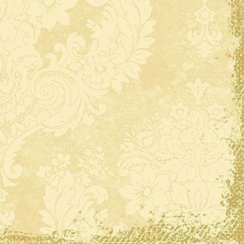 DUNI Klassik Serviette 40x40 cm 1/4F.Royal Cream