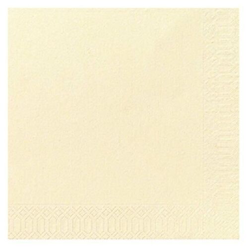 DUNI Zelltuch Serviette 40x40 cm 1/4F.creme