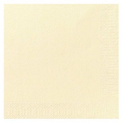 DUNI tissue napkin 40x40 cm 1/4F.cream