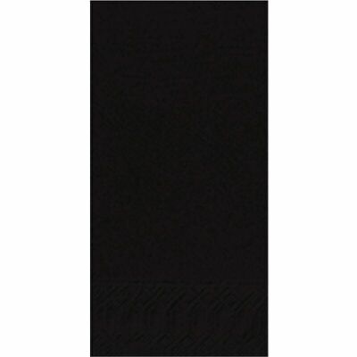 Servilleta de tejido DUNI 40 x 40 cm 1/8F. negro