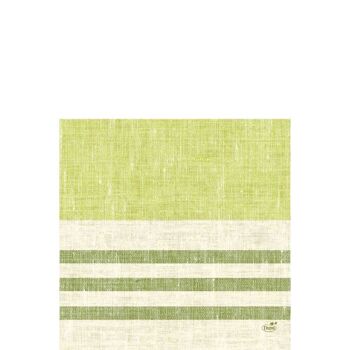 Serviette en tissu DUNI 33x33 cm 1/4F. Raya Kiwi