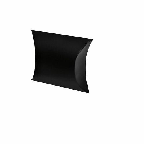 Kissentaschen uni schwarz groß 11x5x9.5 cm