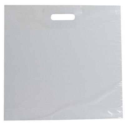 Poly carrier bags 60x60+BF2x5cm neutral