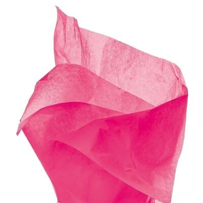 Hoja de papel de seda 50x76 cm rosa