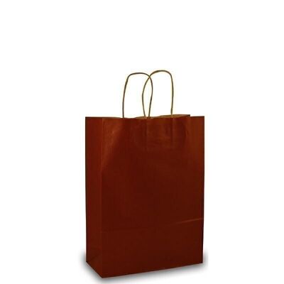 Paper carrier bags 23x10x32cm bordeaux