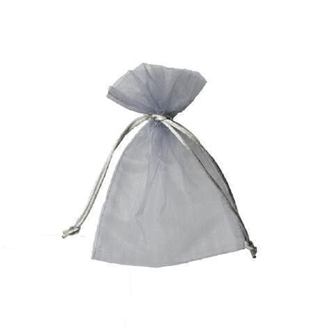 Achat Sachet organza 12 x 17 cm argent en gros