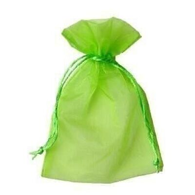 Organza bag 17 x 24 cm - light green