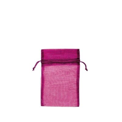 Organza bag 12 x 17 cm - pink