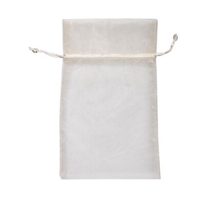 Organza bag 20 x 30 cm - cream