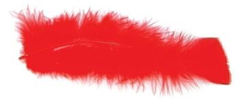 Plumes déco rouge 100 g