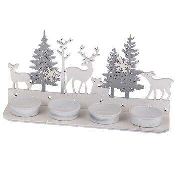 Bougeoir pour bougies chauffe-plat 23,5x6,5x11cm Silent Night