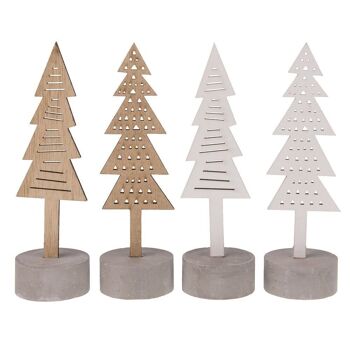 Sapin déco Noël 5x5,5x18,5 Matti