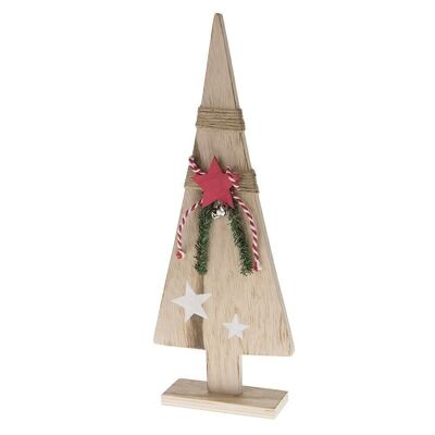 Árbol de Navidad de madera 14,5x39x5cm Niklas