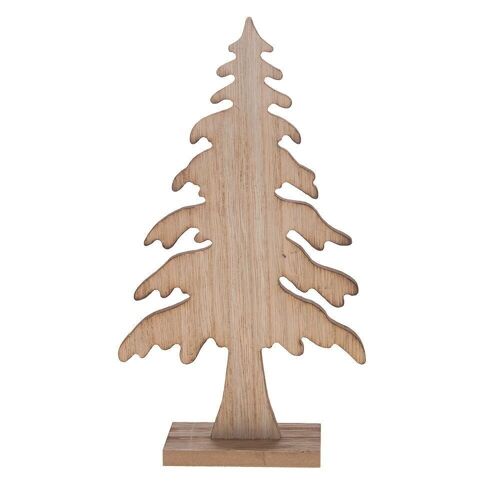Weihnachtsbaum aus Holz 13x5x24cm Samu