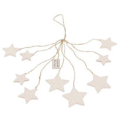 Ghirlanda di Natale 32 cm stelle