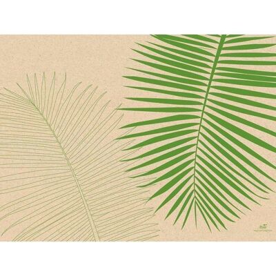 DUNI grass paper placemat 30 x 40 cm Leaf