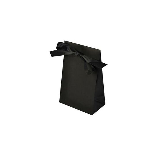 Geschenktasche schwarz 100x60x157+42mm