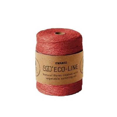 Jute cord 3mm 150m red