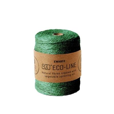 Cordón de yute 3mm 150m verde