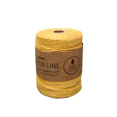 Cordone di iuta 3mm 150m giallo