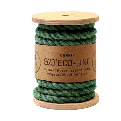 Jute cord 7mm 5m green