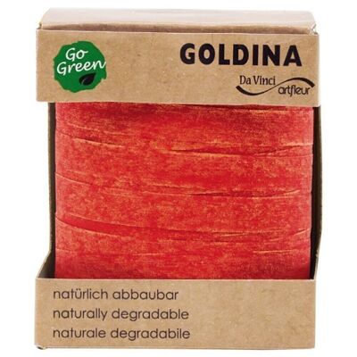 Ring ribbon biodegradable 10mm/100m mica red