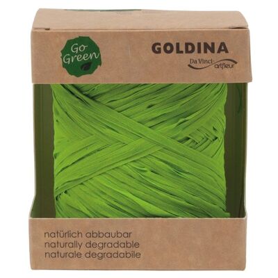 Raffia ribbon biodegradable 10mm/50meter Kiwi