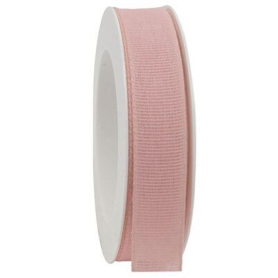Linen ribbon biodegradable 25mm/20Meter Spring Pink