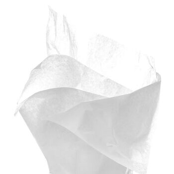 Feuille de papier de soie 50x76 cm blanc